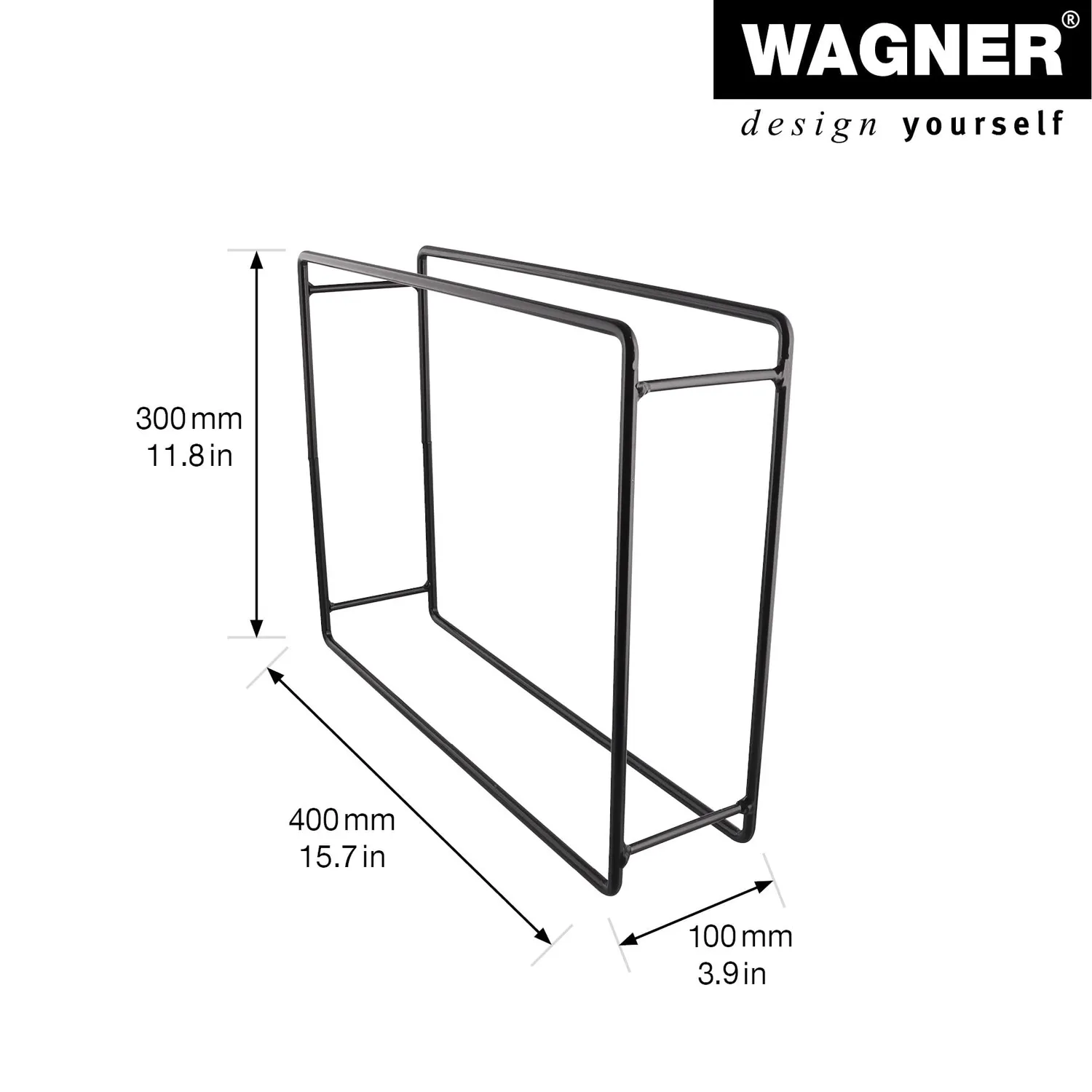 Wagner ST 5134 cornice design per mobili 300x400 mm nera
