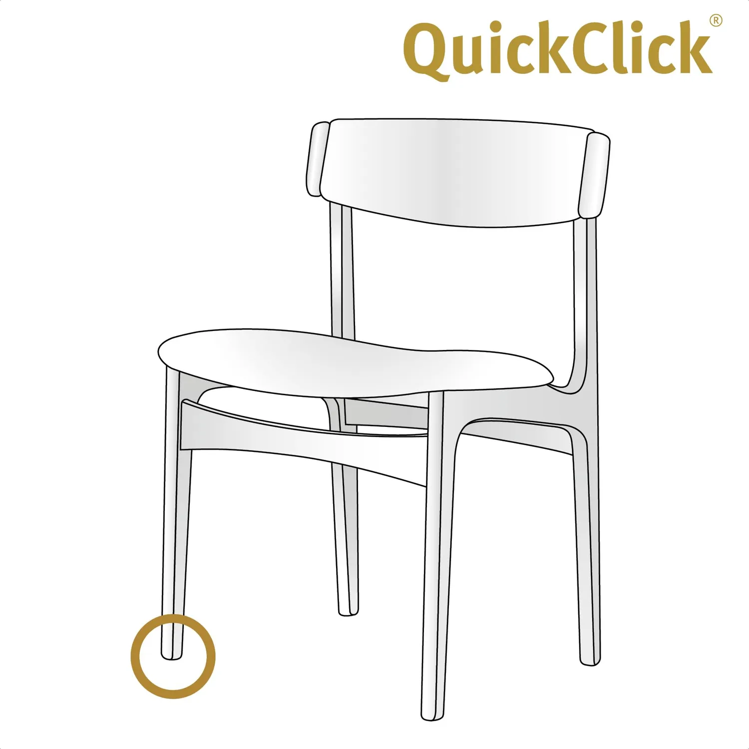 Wagner QuickClick 15785700 feltrini avvitare Extreme 4pz Ø25 mm