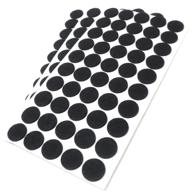 Adsamm 150 feltrini adesivi neri Ø22 mm spessore 3,5 mm