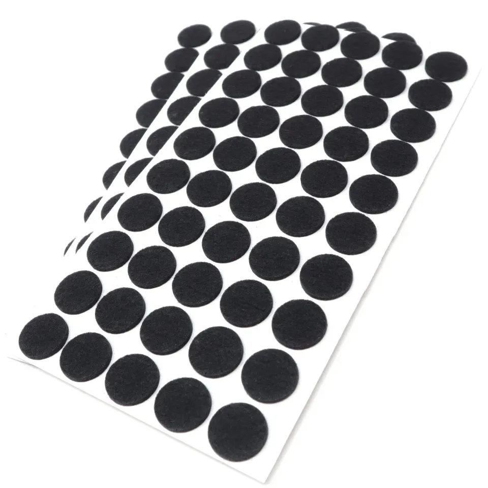 Adsamm 150 feltrini adesivi neri Ø22 mm spessore 3,5 mm