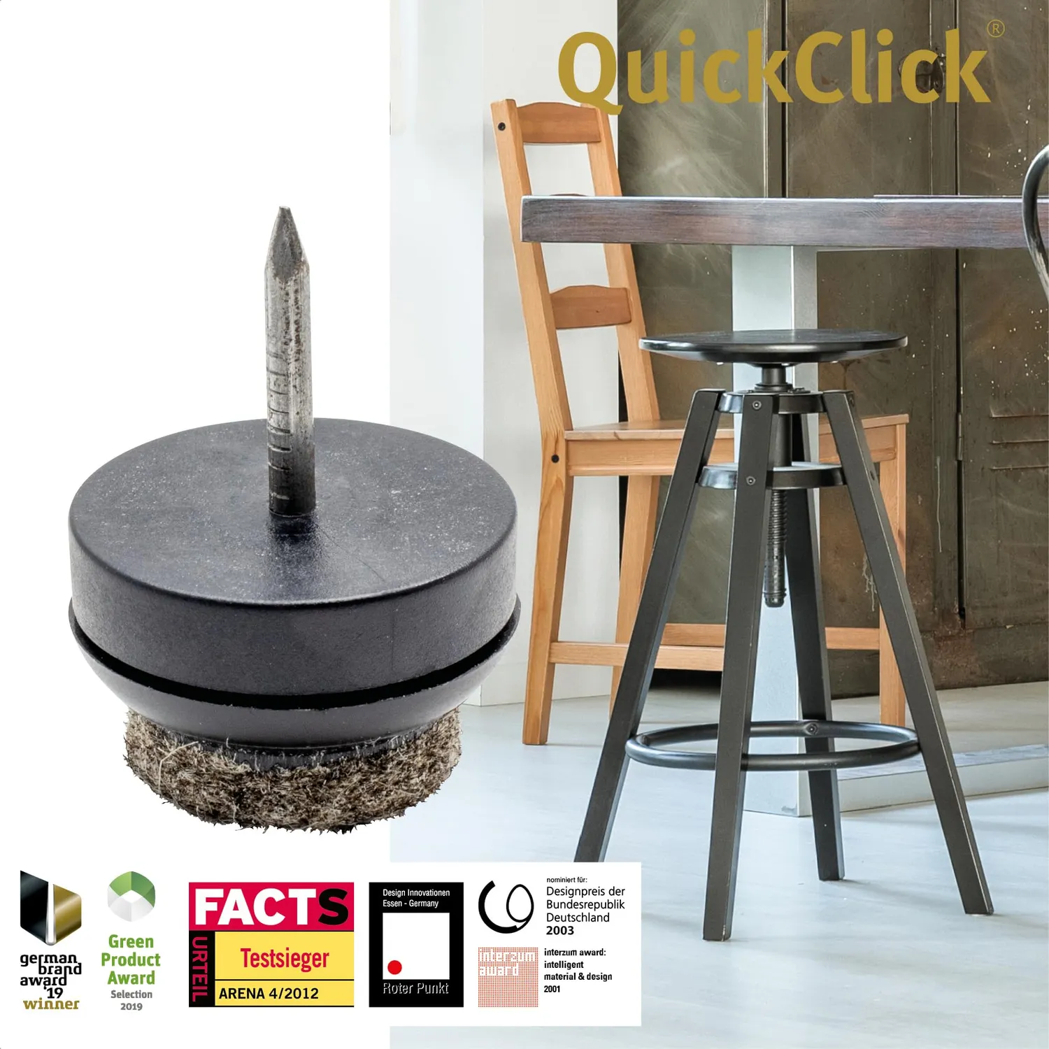 Wagner QuickClick 15419080 feltrini da inchiodare 20 mm 80pz parquet
