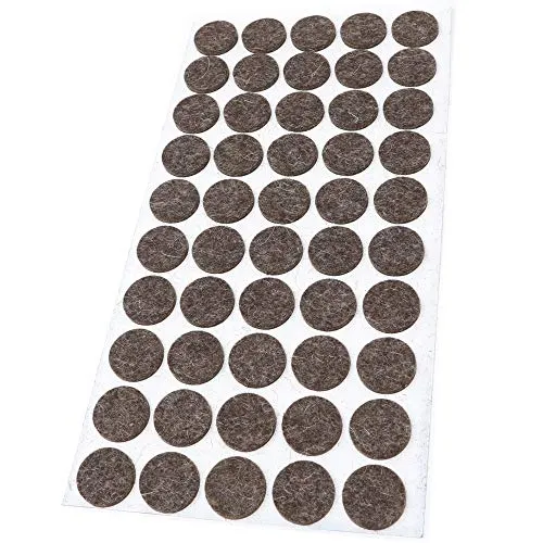 Adsamm Quality Feltrini Lana Ø22 mm Marroni 50 Pezzi