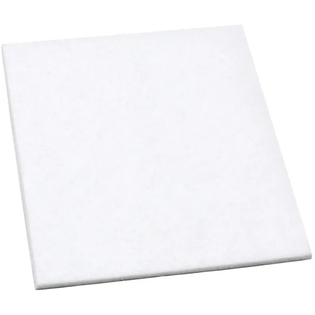 Adsamm Foglio Feltro Autoadesivo 100x100 mm Bianco da Ritagliare