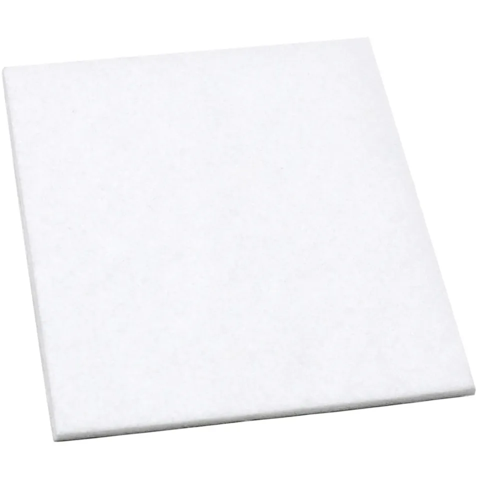 Adsamm Foglio Feltro Autoadesivo 100x100 mm Bianco da Ritagliare