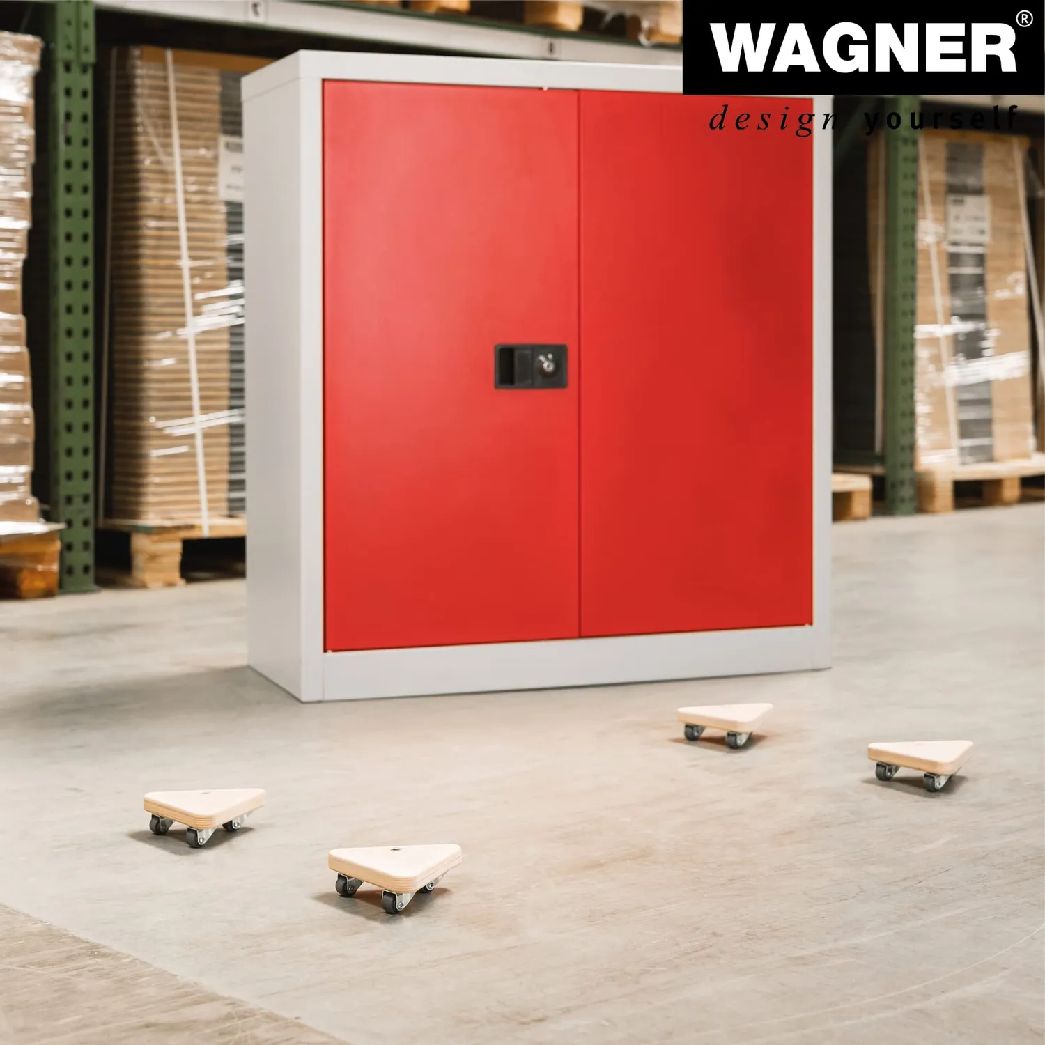 Wagner Carrello Trasporto Triangolare 14 cm 100 kg 1 pz
