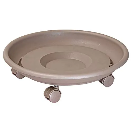 WAGNER Serie K Carrello Piante Ø34 Tortora Portata 50 kg