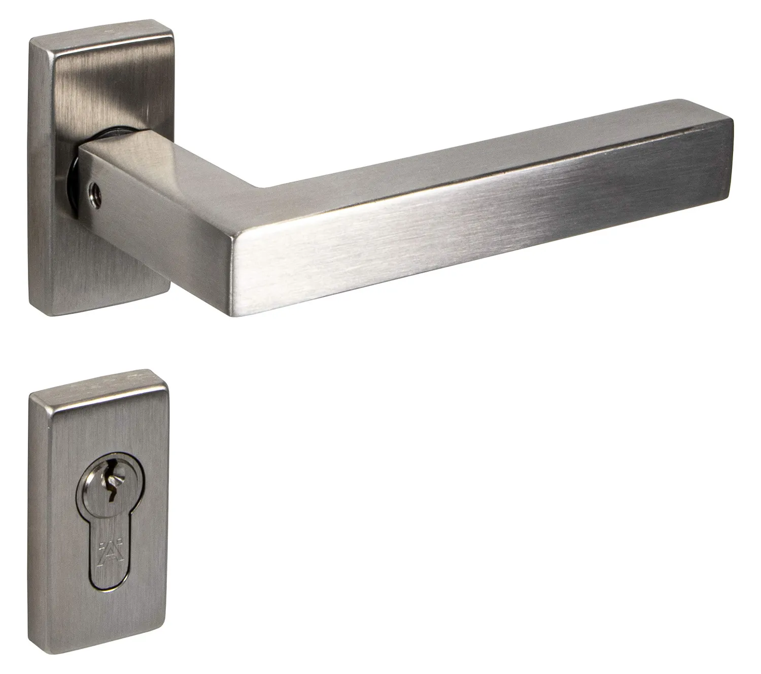 Gedotec Amsterdam Maniglia Porta Acciaio Inox Set PZ