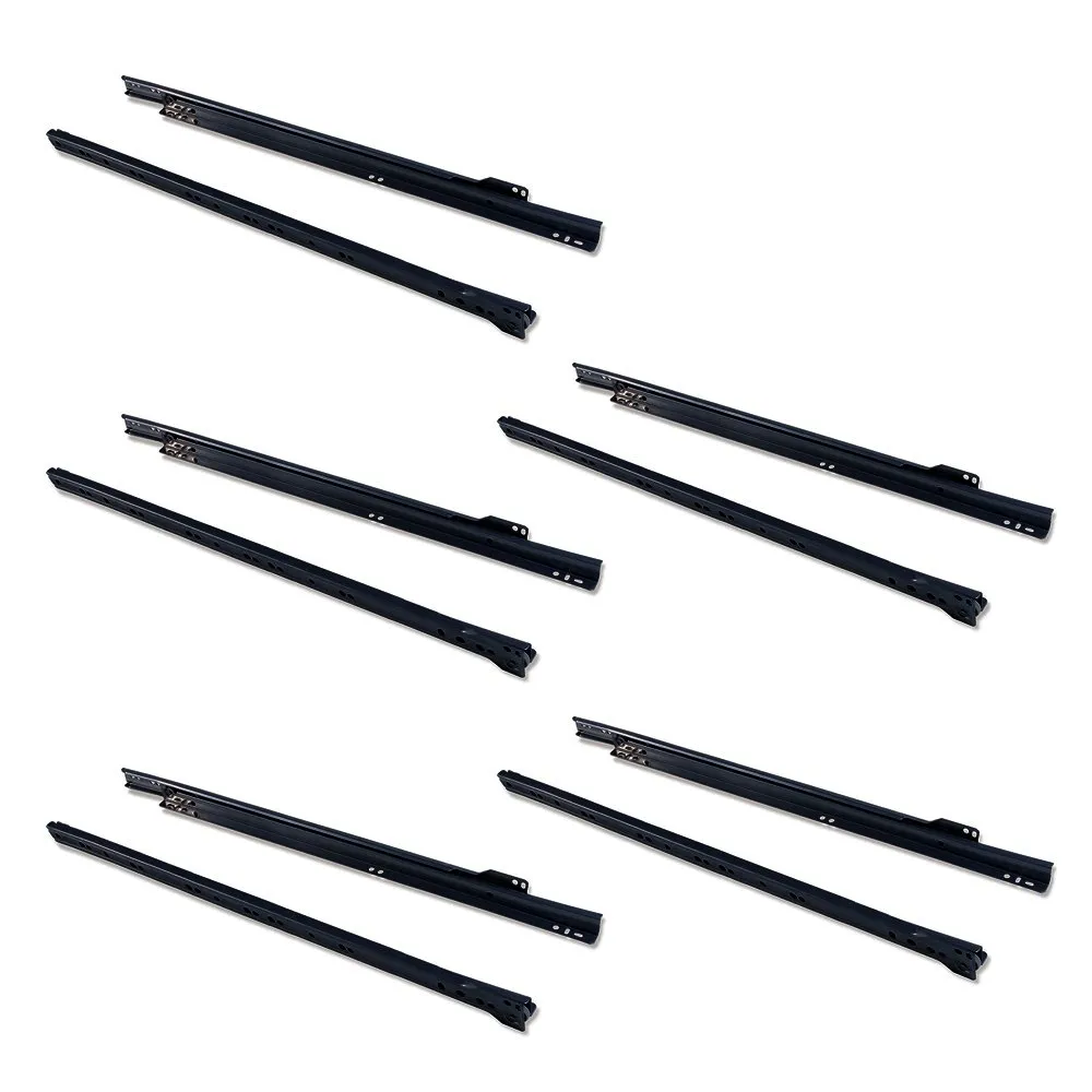 Emuca Vertex guida cassetto a rulli 450 mm bianca set 5 coppie
