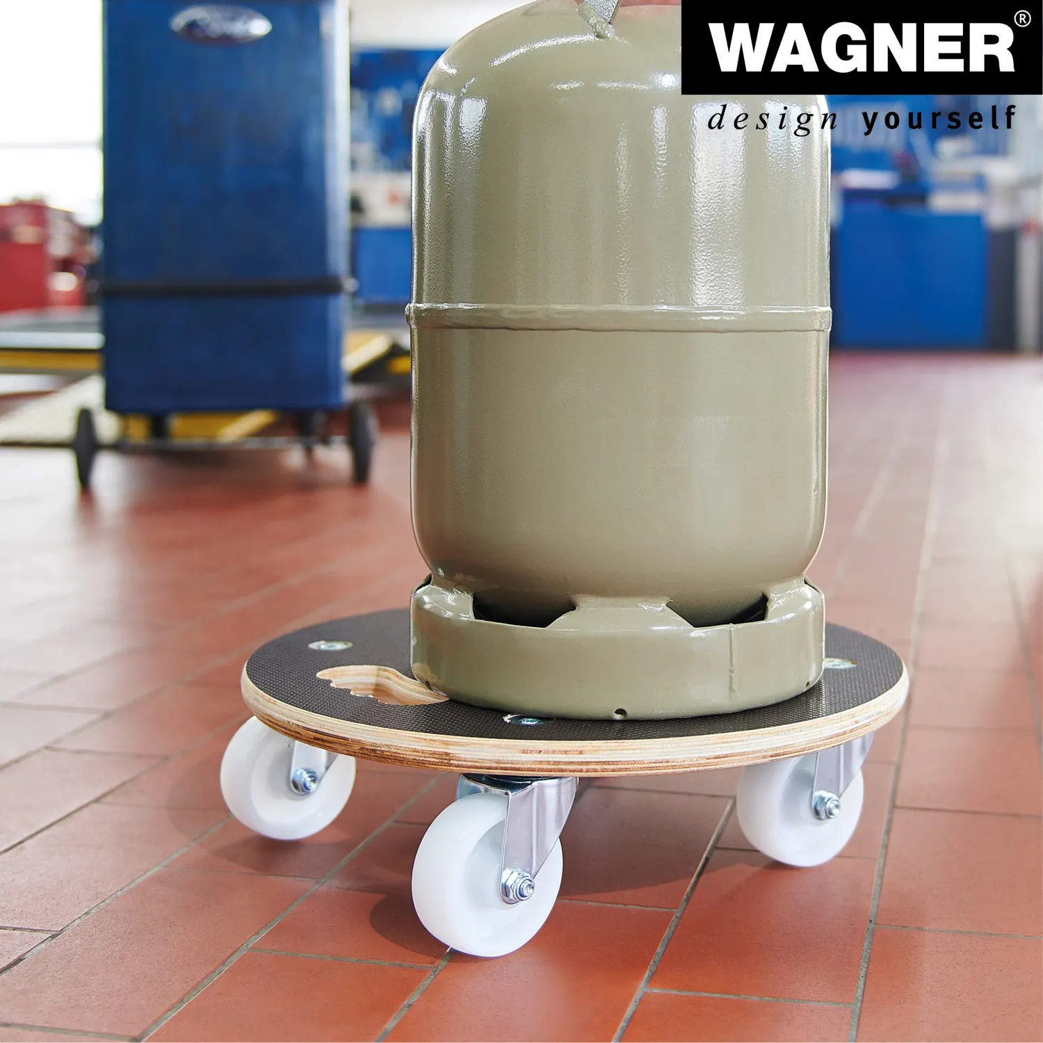Wagner MM 1108 Carrello trasporto Ø 38 cm 250 kg antiscivolo