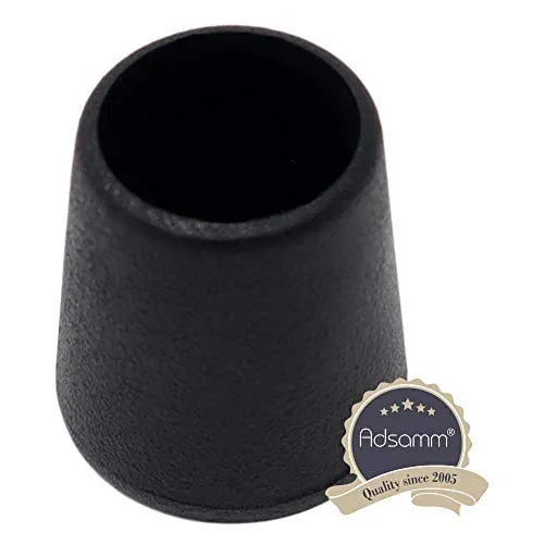Adsamm Puntale Avvolgente Esterno Ø 14-15 mm Tappo 1 pz Nero Feltro