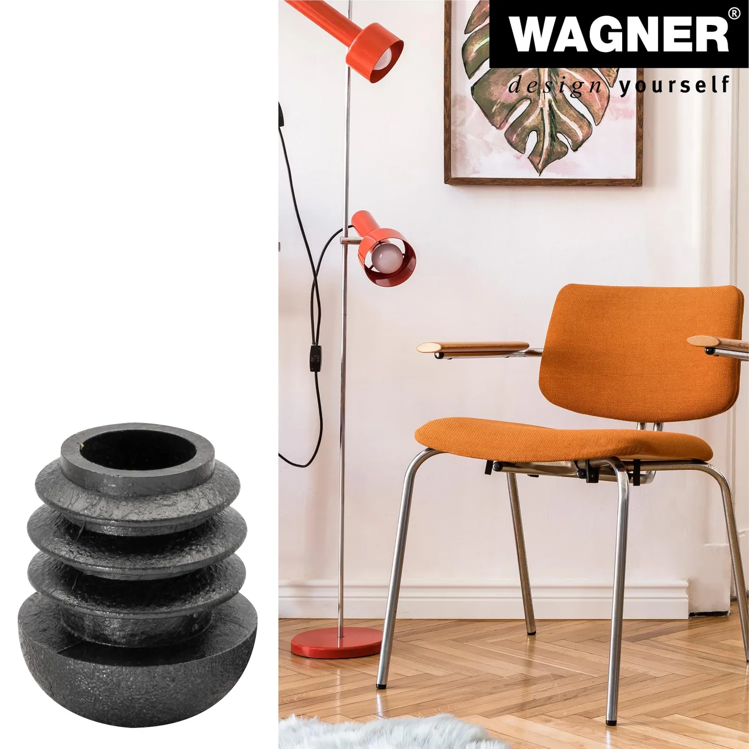 Wagner 15005299 tappi tubi acciaio Ø18/20 mm 4 pezzi