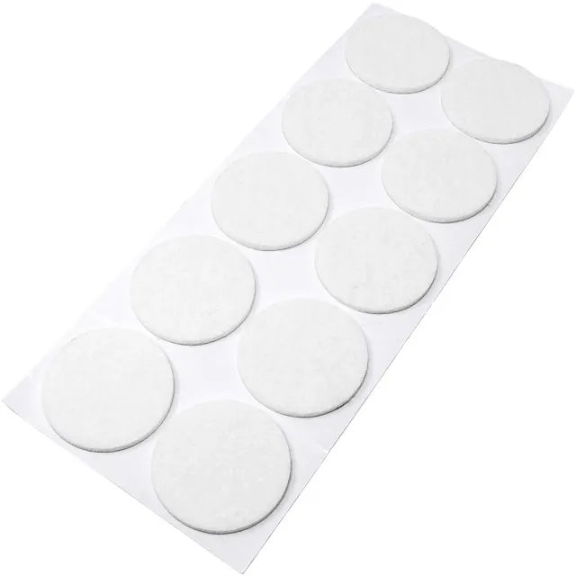 Adsamm feltrini autoadesivi ø 45 mm bianchi 10 pezzi 3,5 mm