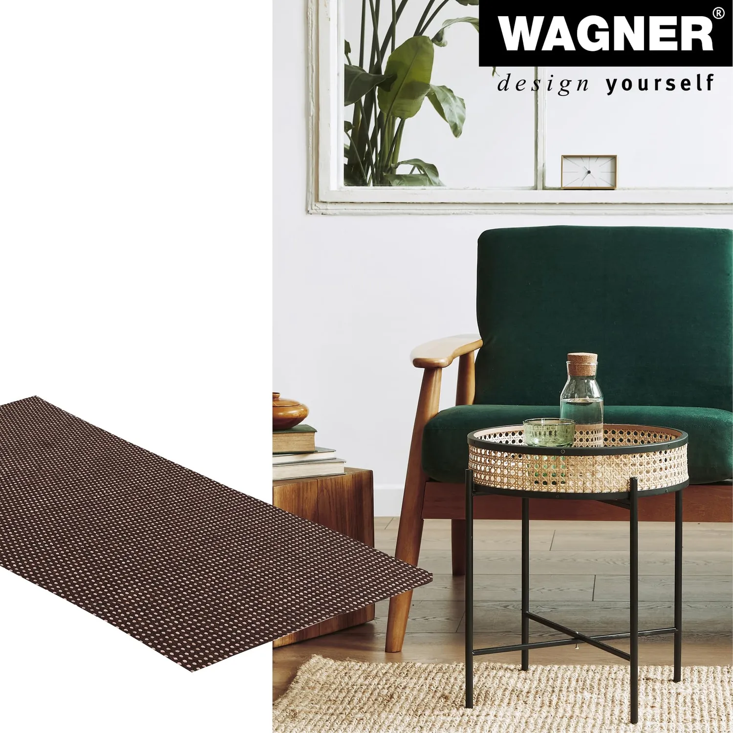 Wagner EH 0152 piastra antiscivolo 100x200x3 mm autoadesiva feltro