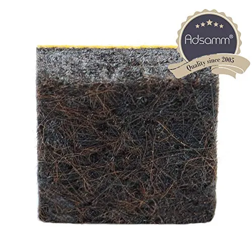 Adsamm Feltrini Autoadesivi 13x13 mm Marroni 100 pz 5,5 mm