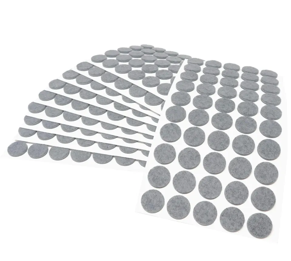 Adsamm feltrini autoadesivi tondi ø 22 mm grigi 500 pezzi 3,5 mm