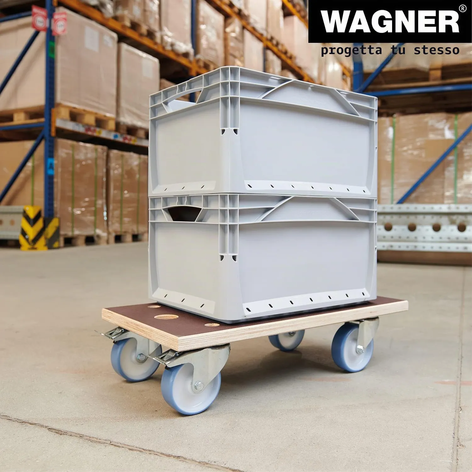Wagner MM 1109 carrello trasporto legno 57,5x30 cm 500 kg
