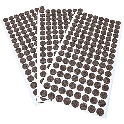 Adsamm Quality Feltrini Lana Tondi Ø 12 mm Marroni 384 pz 3 mm
