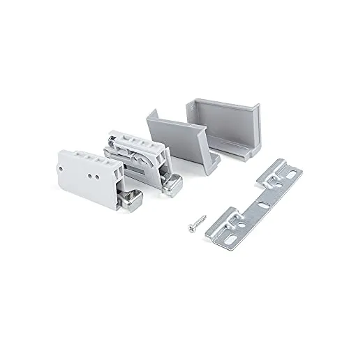 Emuca Reggipensili Moduli Alti 70 kg Grigio 5 Pezzi Regolabili