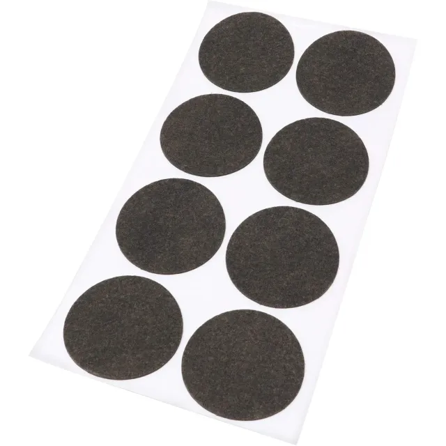 Adsamm feltrini ultrasottili Ø 50 mm marroni 8 pezzi da 1,5 mm