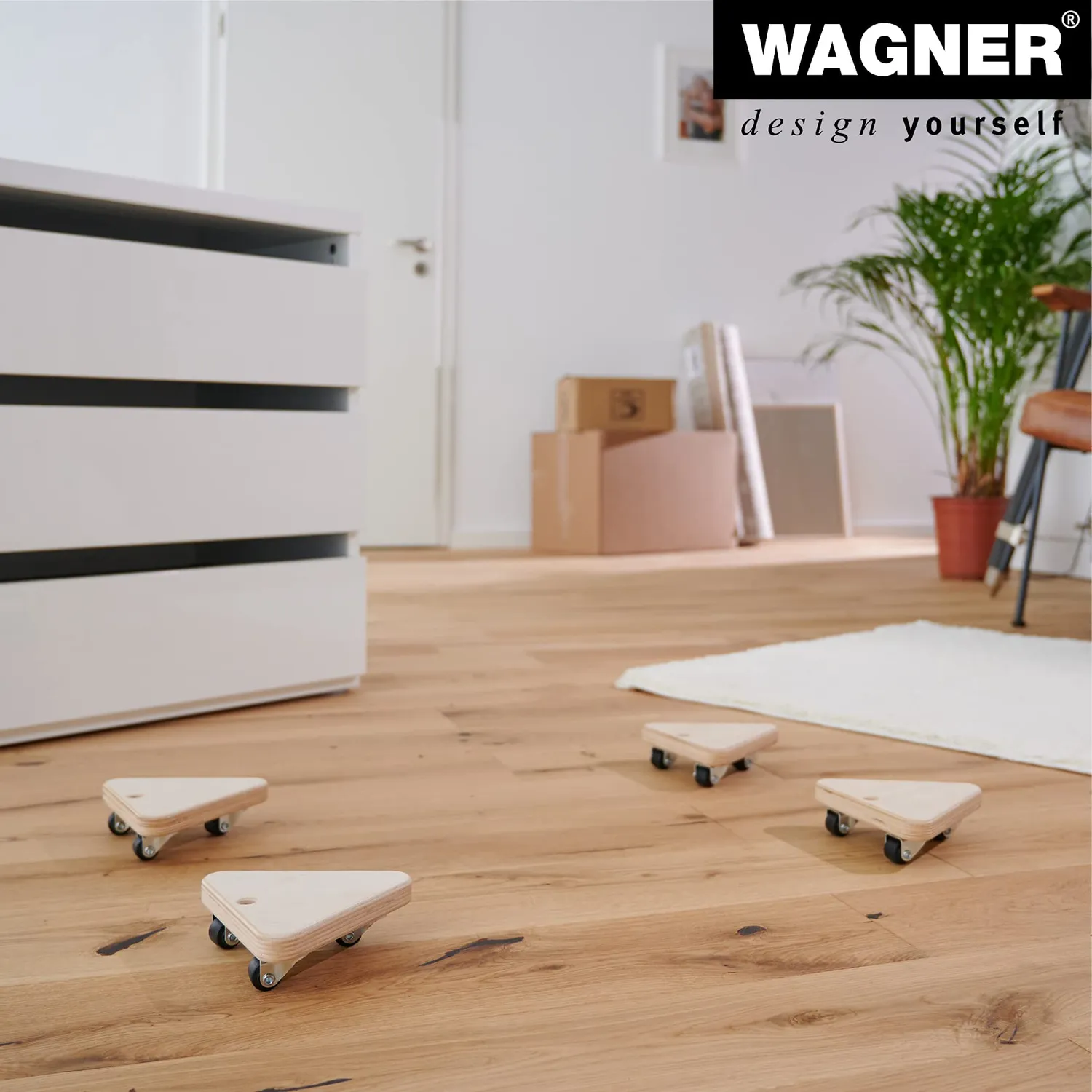 Wagner MM 1158 carrello trasporto 13x13 cm portata 100 kg