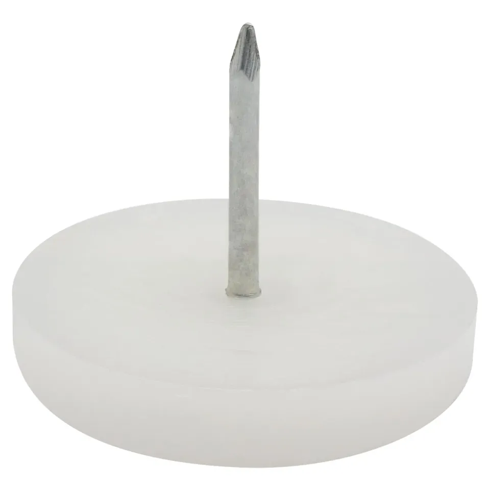Wagner EH 0929 pattini plastica da inchiodare 4 pezzi Ø30 mm