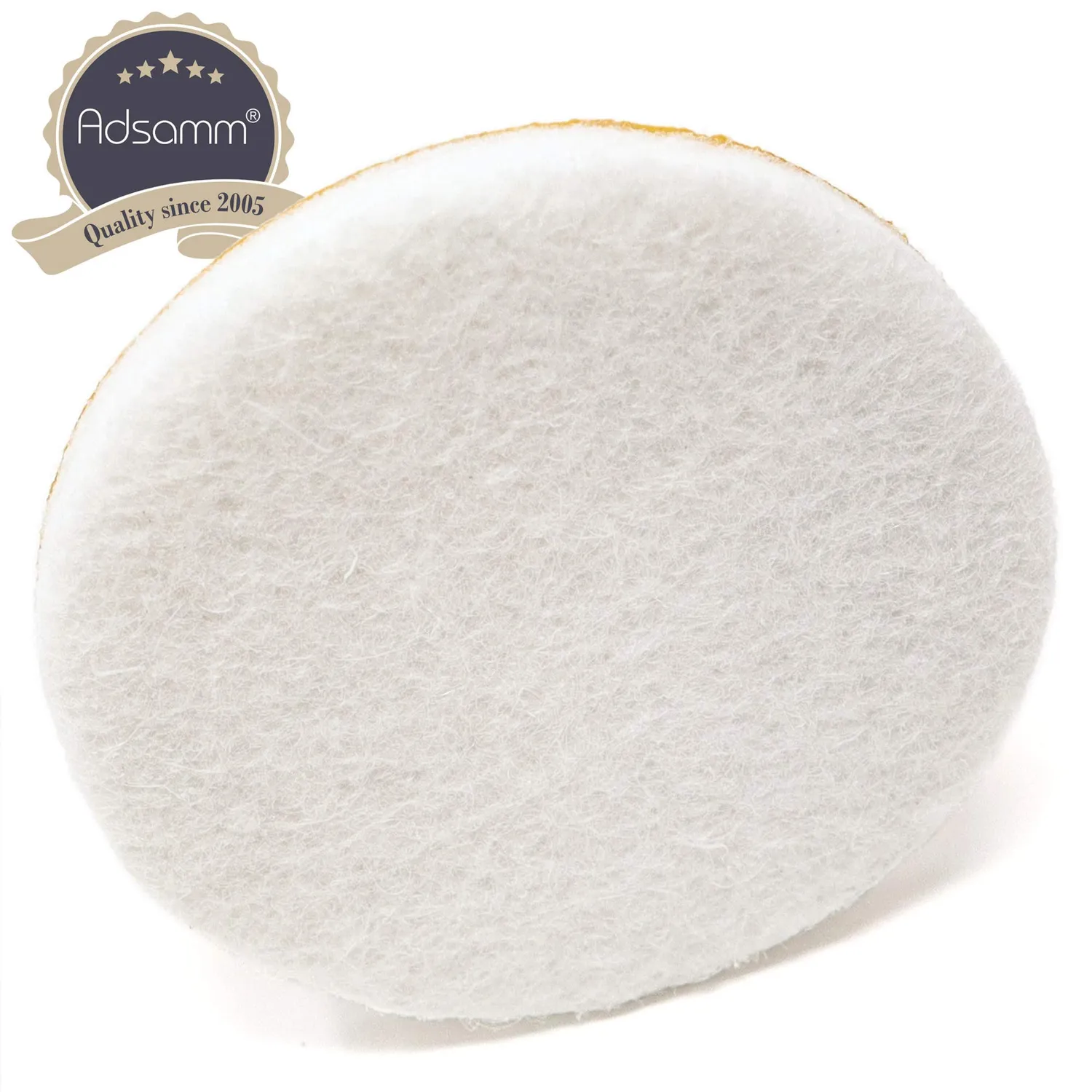 Adsamm Quality Ø 45 mm feltrini autoadesivi 16 pezzi bianchi 5,5 mm