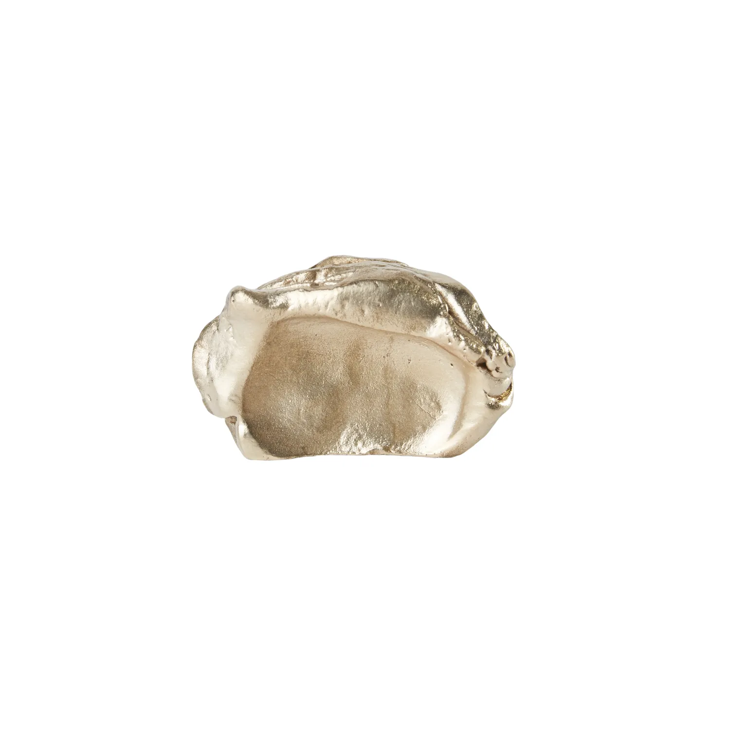 NIVA Design Impronta pomello ottone naturale confezione