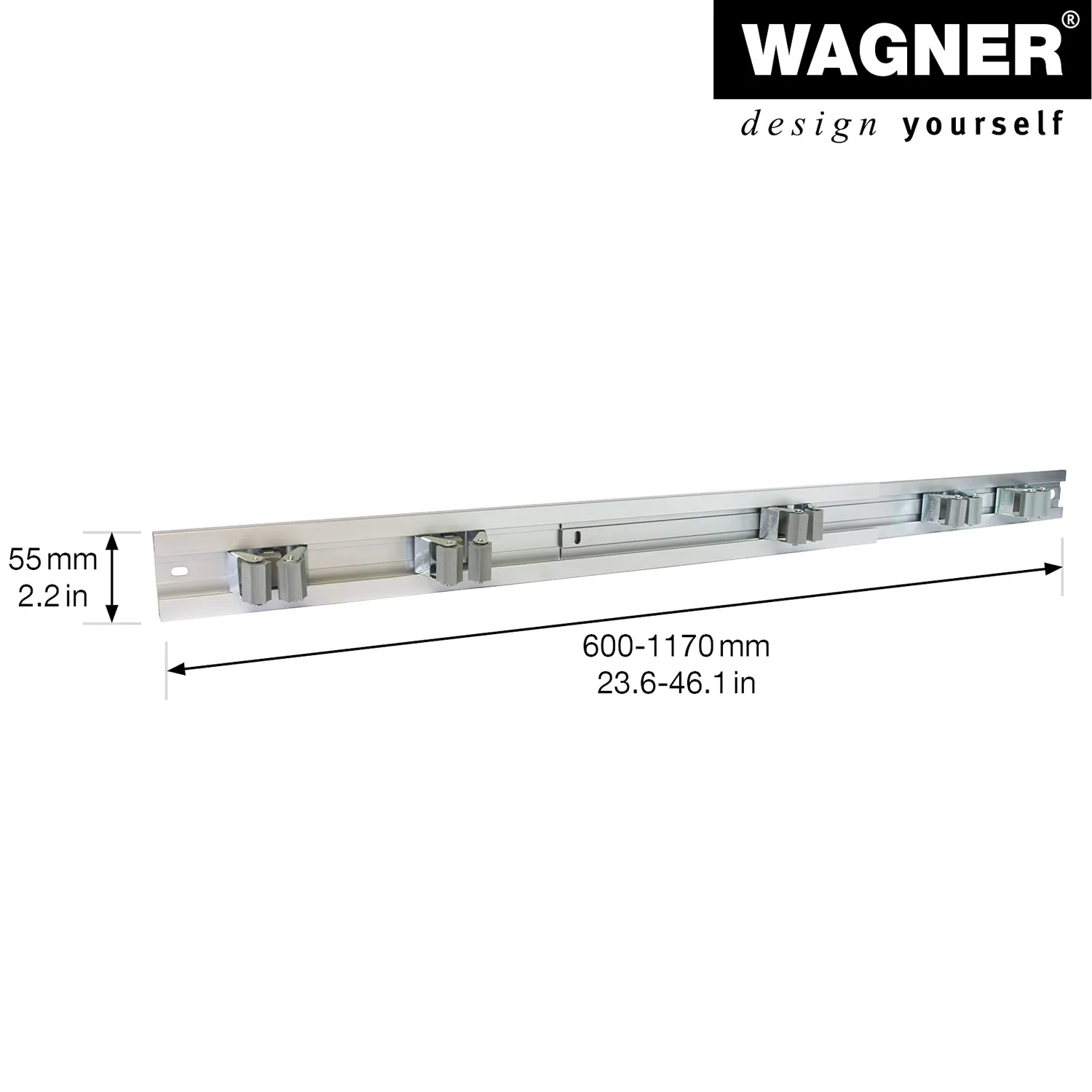 Wagner hooks4tools 15204611 portautensili muro 5 clip