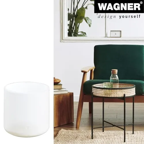Wagner 15062699 tappi tondi acciaio 4 pezzi bianchi