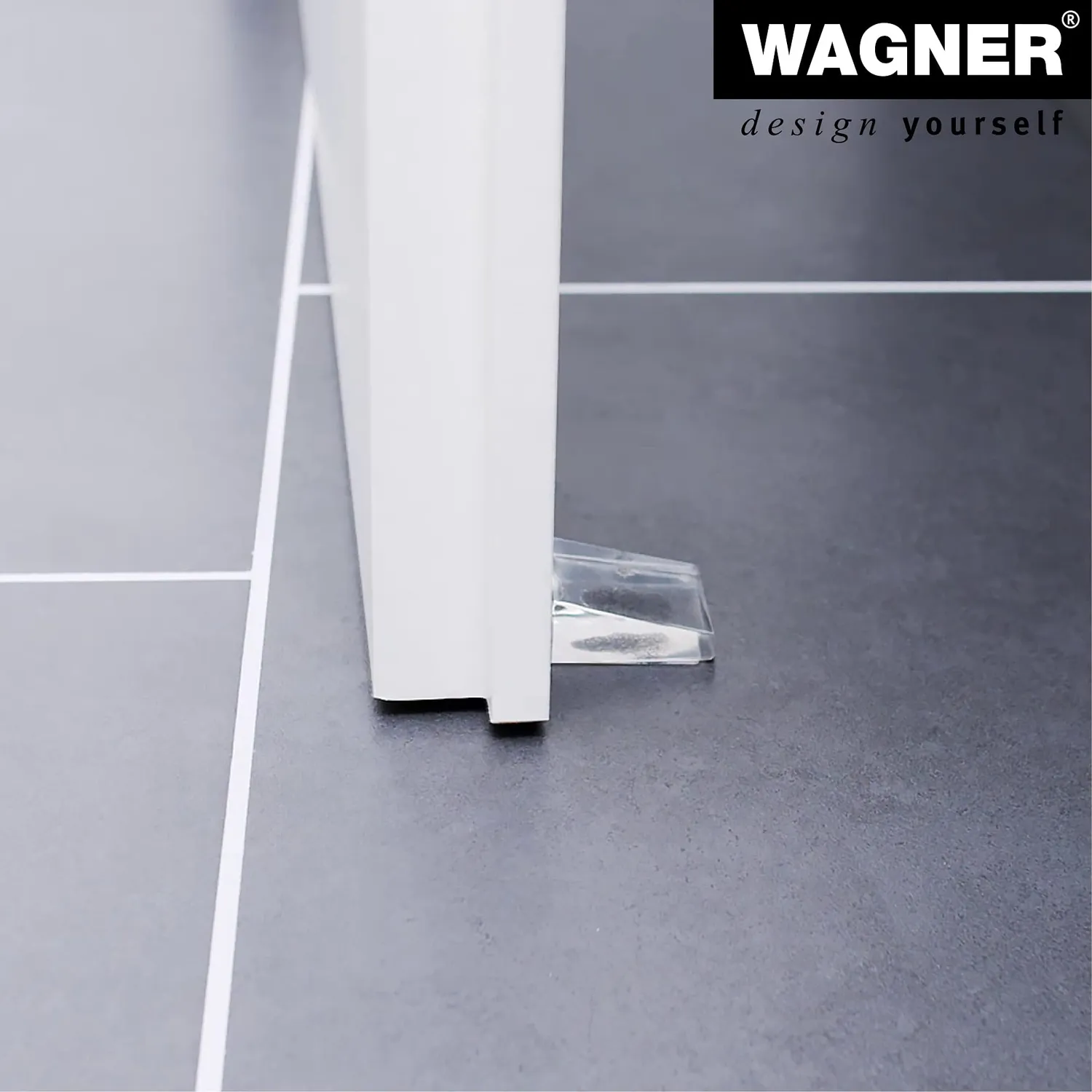 Wagner Clear Fermaporta Pavimento Adesivo 45x38 mm
