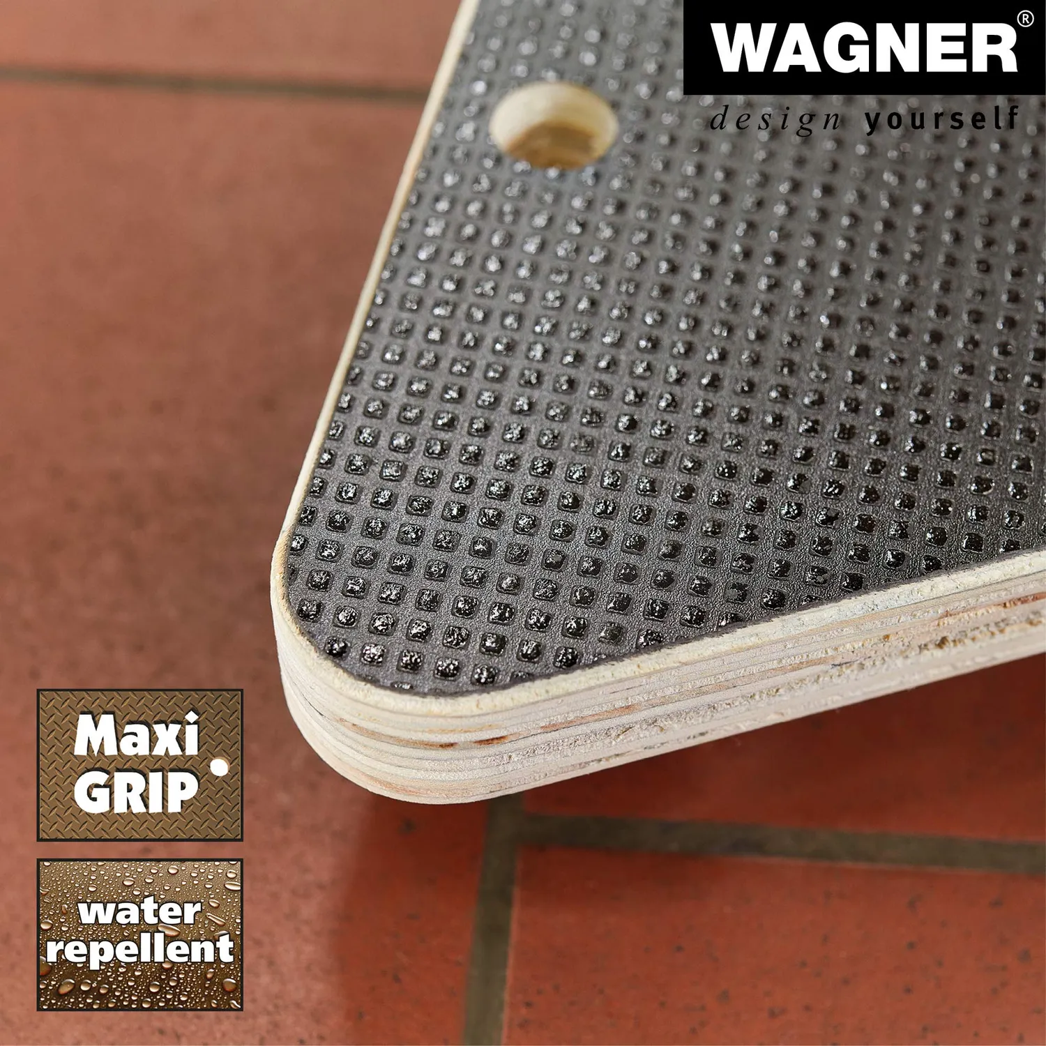 WAGNER MM 1105 carrello trasporto triangolare 13cm portata 100kg