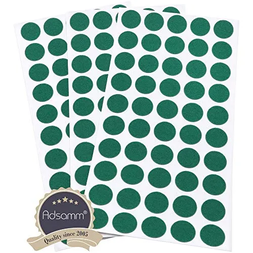Adsamm Feltrini Ultrasottili Ø16mm Verde 150pz 1,5mm