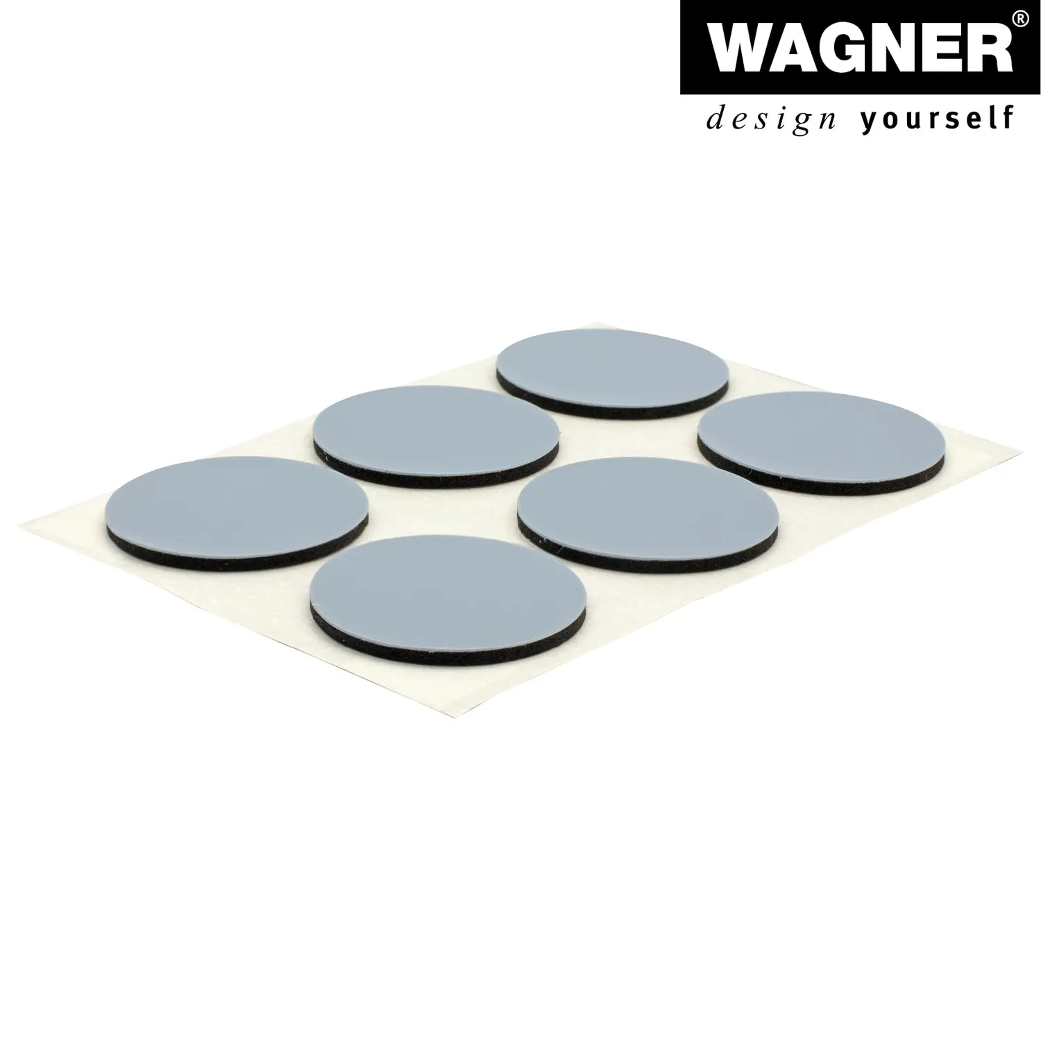 Wagner EH 1125 pattini PTFE Ø25 mm 12 pezzi grigi scorrevoli