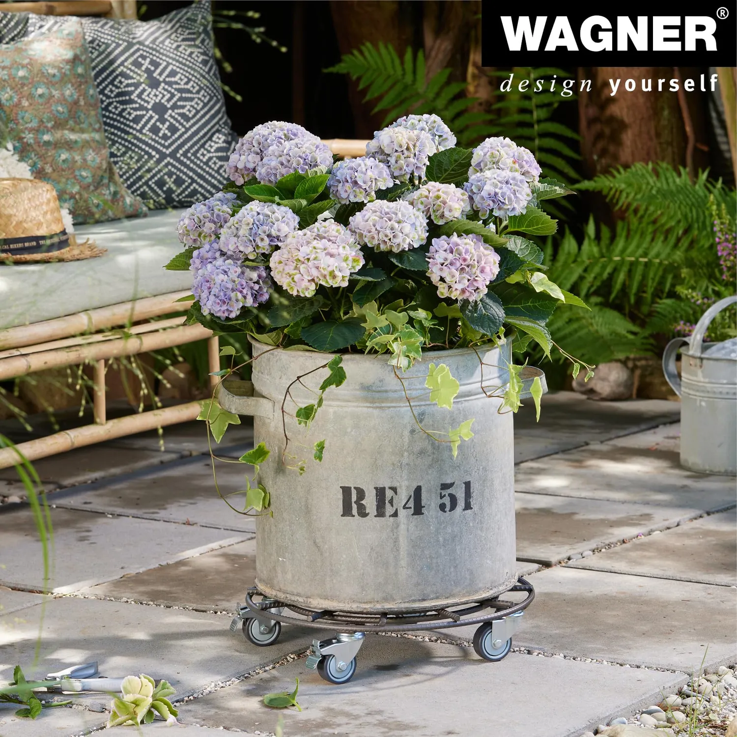 Wagner BautaHL GH 0948 sottovaso acciaio Ø 38 cm 200 kg