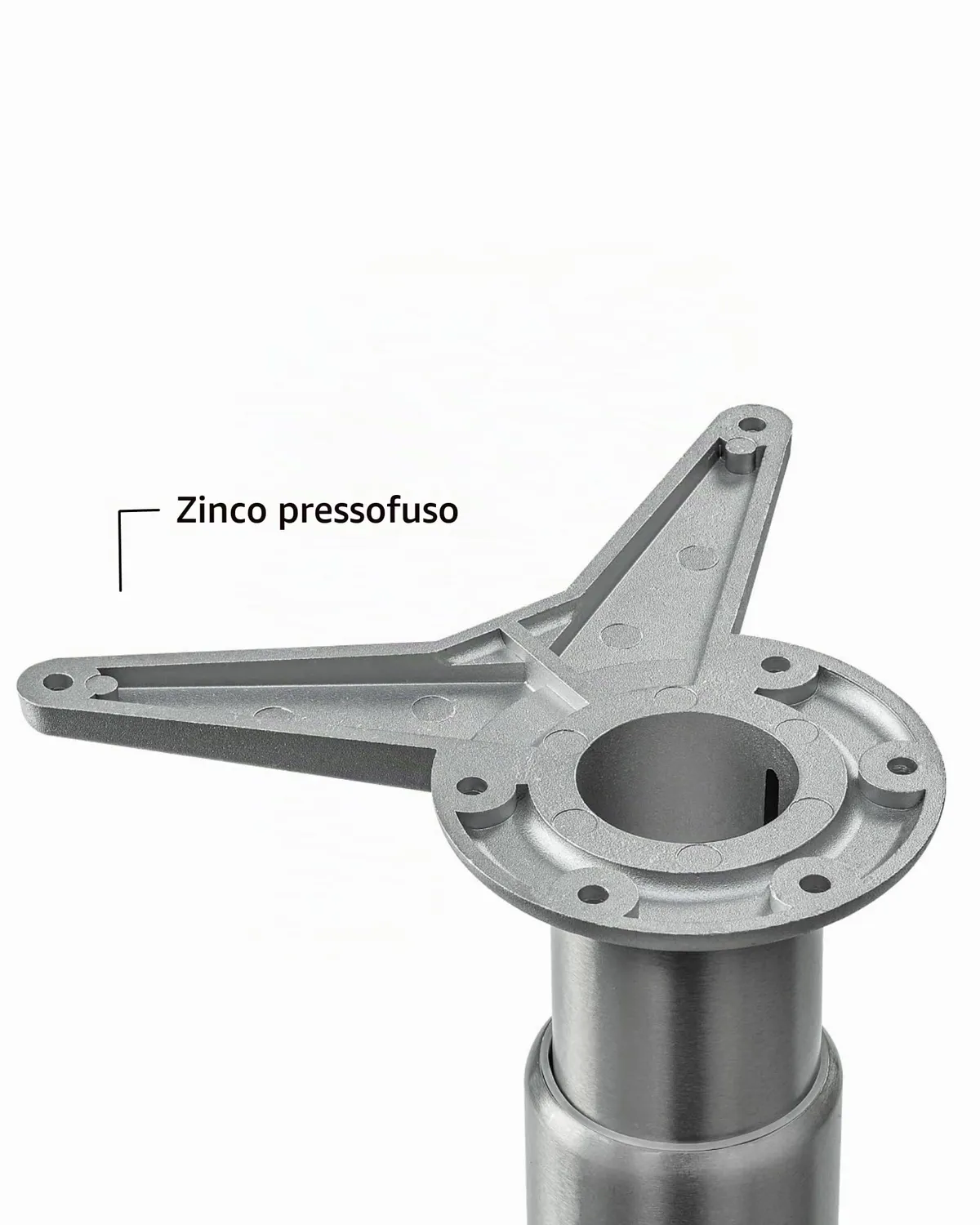 Gedotec H1730 piede mobile cromo 1 pz 700-880 mm