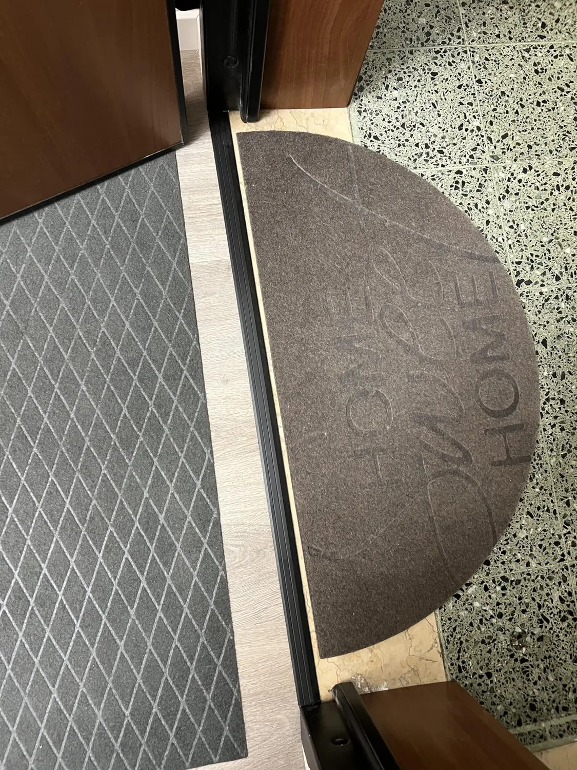 Gedotec barra transizione 1000 mm bronzo autoadesiva alluminio