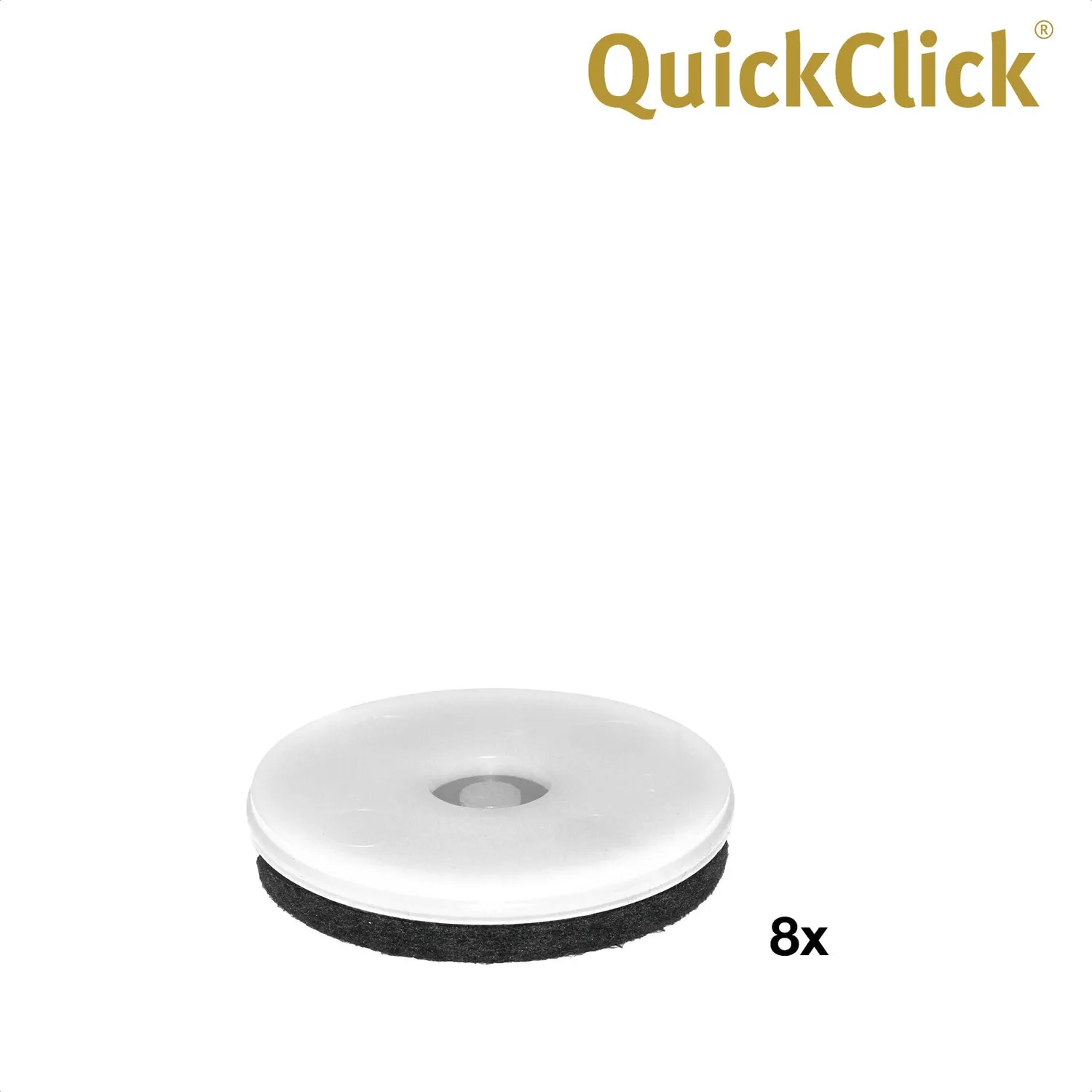 Wagner QuickClick 15804400 feltrini Ø50mm 8pz natural