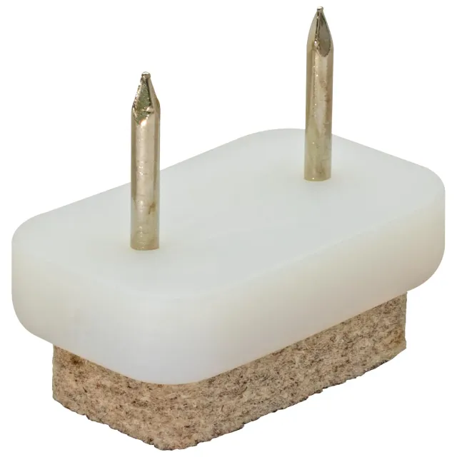 Wagner EH 0830 feltrini da inchiodare 4 pezzi 30x18 mm bianchi