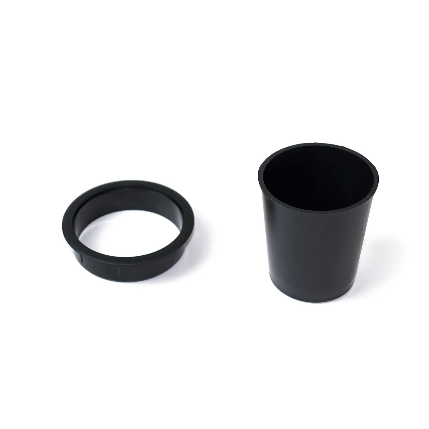 Emuca Pot portaoggetti da incasso nero foro 80 mm 5 pezzi