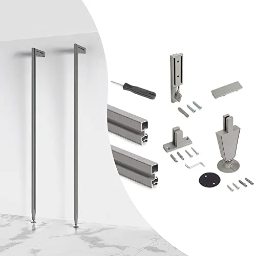 Emuca Zero kit struttura 1 vano grigio pietra