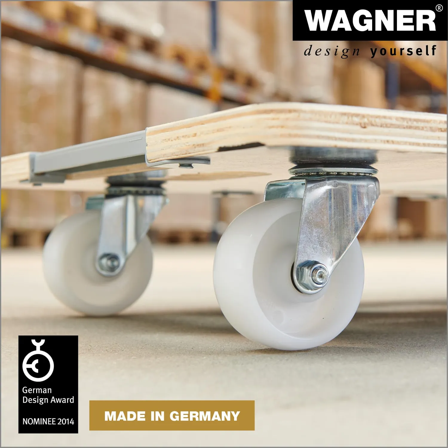 Wagner MM 1381 20138101 Carrello Eurobox 63x43 cm 250 kg Antiscivolo