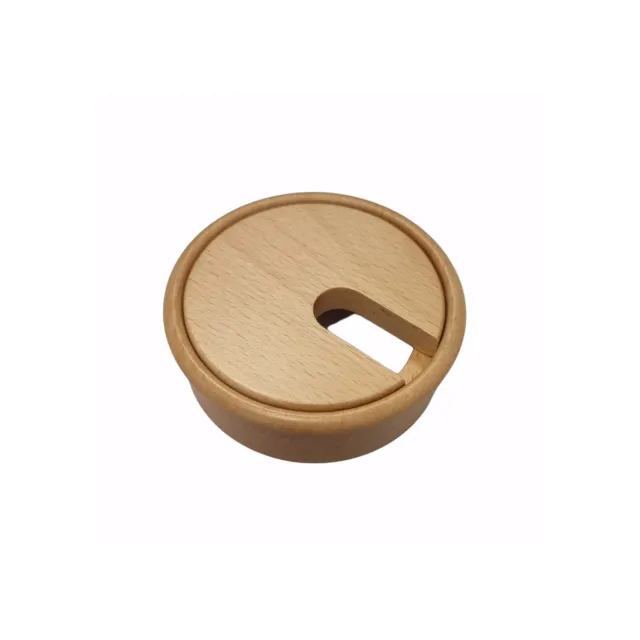 Gedotec Plain Passacavo rotondo Ø80 mm acero laccato 1 pz
