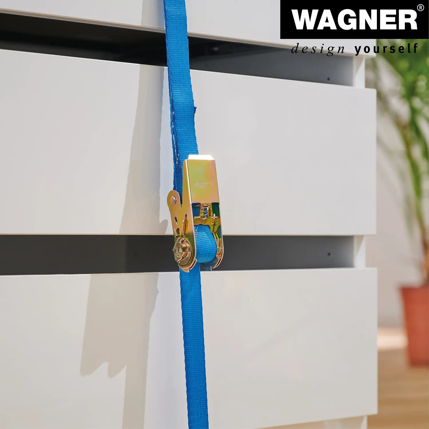 WAGNER MM 1017 cinghia ancoraggio 5 m cricchetto metallo
