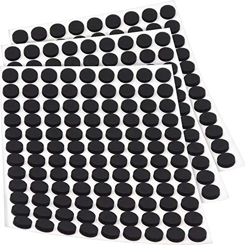Adsamm antiscivolo gommini tondi ø10 mm neri 324 pezzi gomma