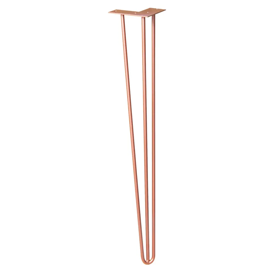 WAGNER HAIRPIN LEG gamba rame 71 cm singola