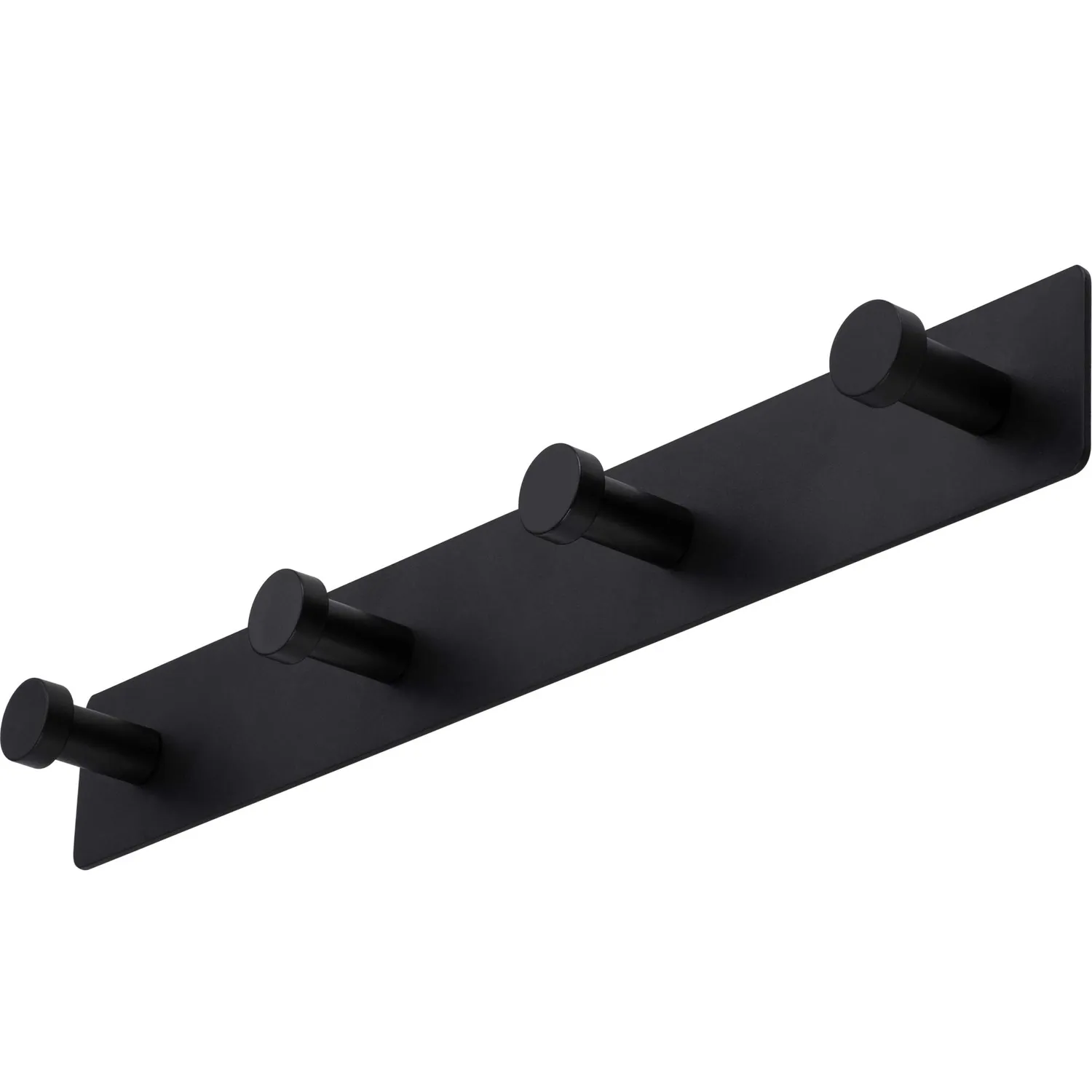 Gedotec Tenebris appendiabiti parete nero 4 ganci grande