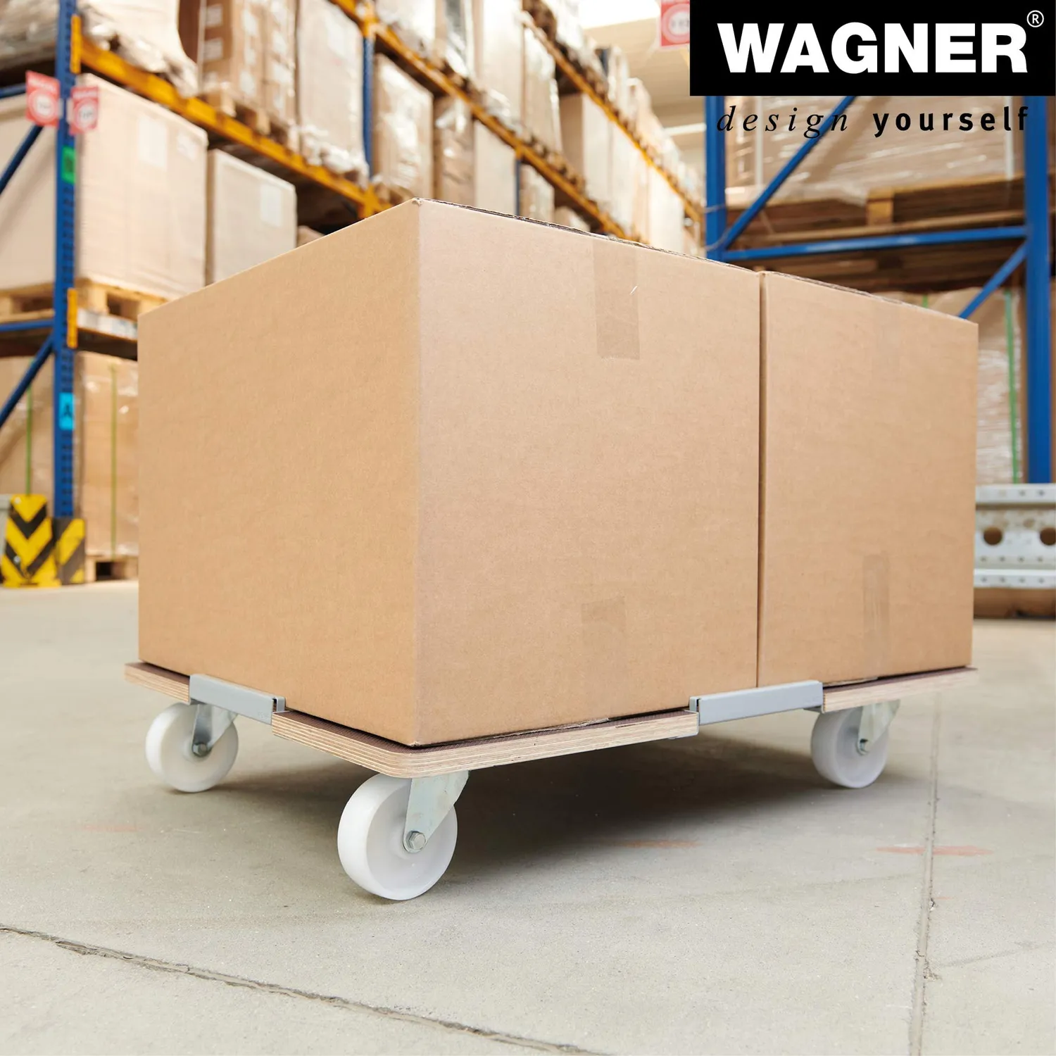 Wagner MM 1379 carrello trasporto 80x60 cm 400 kg antiscivolo
