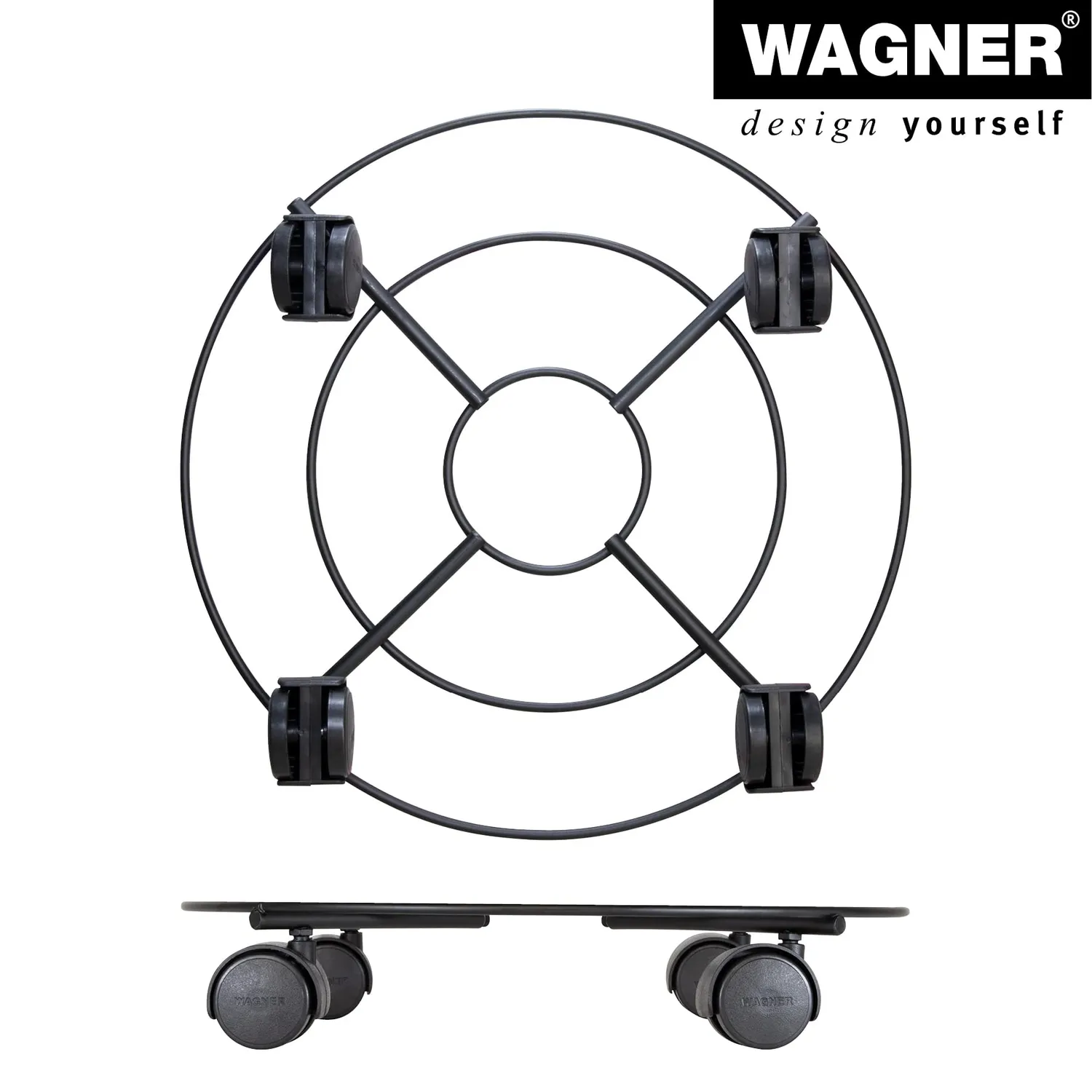 Wagner DRAHT GH 0945 carrello piante tondo 35 cm 60 kg