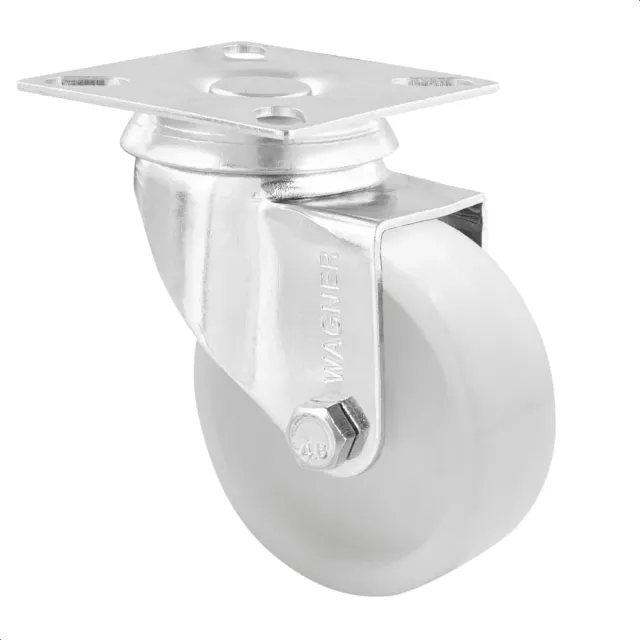 Wagner RO 1675 rotella girevole bianca Ø75 mm portata 60 kg