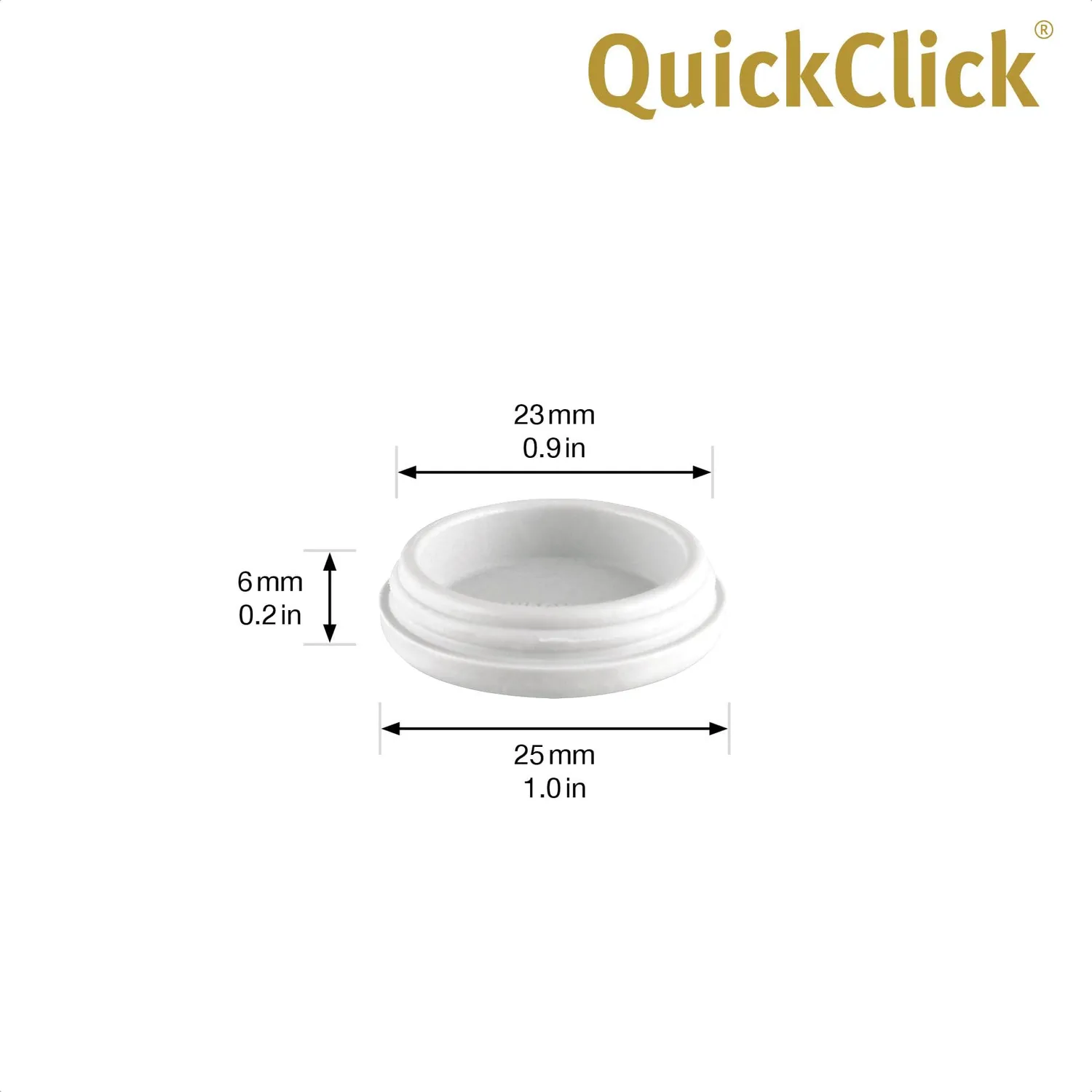 Wagner QuickClick inserti plastica ø25 mm 8 pezzi scorrevoli